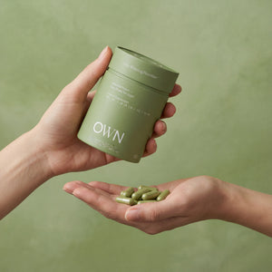 Calm – Magnesium Glycinate + Ashwagandha + L-Theanine | Stress Relief & Relaxation Support | Cortisol Balance | 200 Capsules