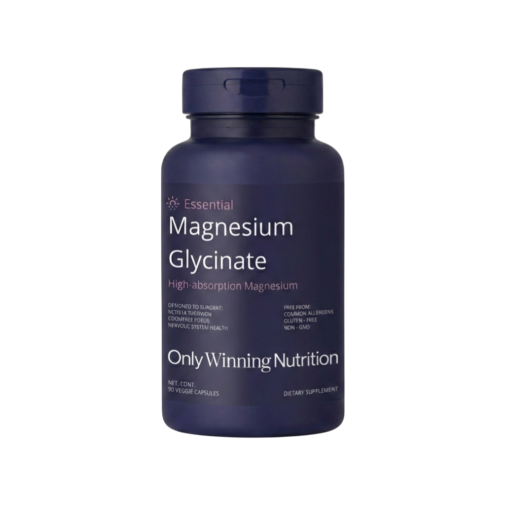 OWN Magnesium Glycinate – 120 mg Highly Absorbable Magnesium | Nervous System & Muscle Support | 90 Veggie Capsules
